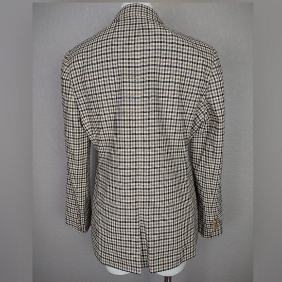 J. Crew Brynn Double Breasted Blazer Jacket in Plaid Italian Wool Blend size 10 - Picture 5 of 16